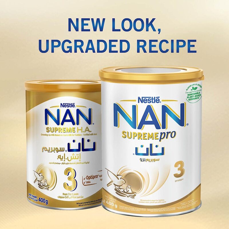 Nestle Nan Supremepro 3 Growing Up Milk Powder, 400g
