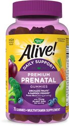 Nature's Way Alive Daily Support Premium Prenatal, 75 Gummies