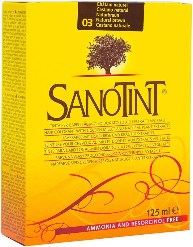 Sanotint Classic Natural Permanent Hair Dye, 125ml, No. 03 Natural Brown