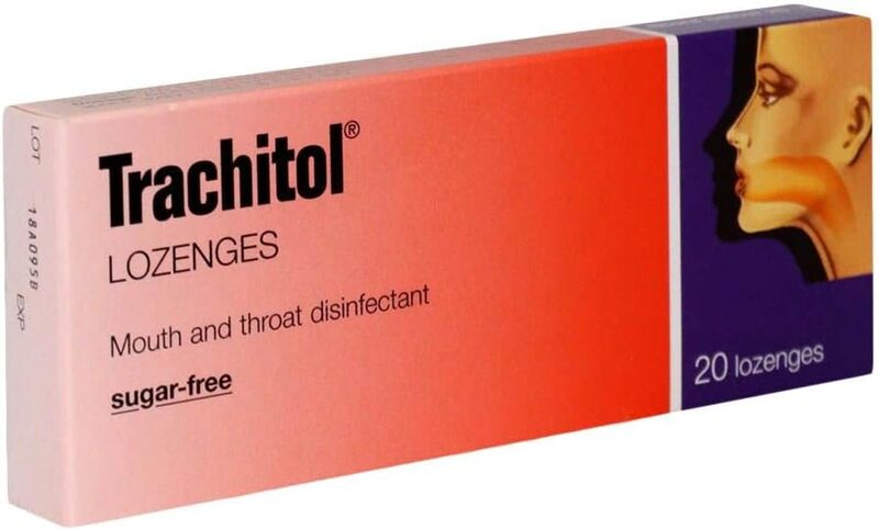 Trachitol Sugar Free Mouth & Throat Disinfectant, 20 Lozenges