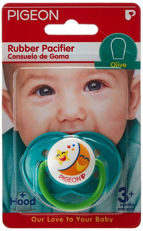 

Pigeon Olive Flower Rubber Pacifier, 3+ Months, Multicolour