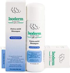 Isoderm Extra Mild Shampoo for All Hair Types, 250ml