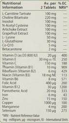 Vitabiotics Liverel Advance Food Supplement, 60 Tablets