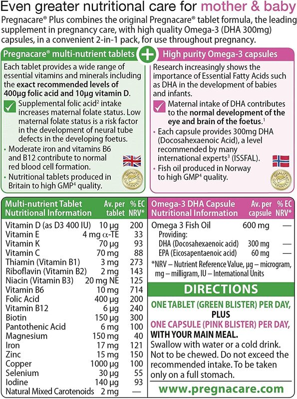 Vitabiotics Greater Care During Pregnancy Dietary Supplement, 56 Capsules