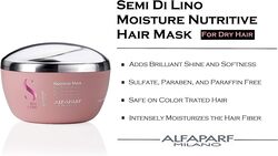 Alfaparf Milano Semi Di Lino Moisture Nutritive Mask, 200ml