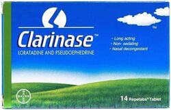 Clarinase Tablet, 14 Tablets