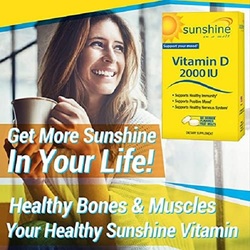 Windmill Sunshine Vitamin D Dietary Supplement, 2000iu, 60 Tablets