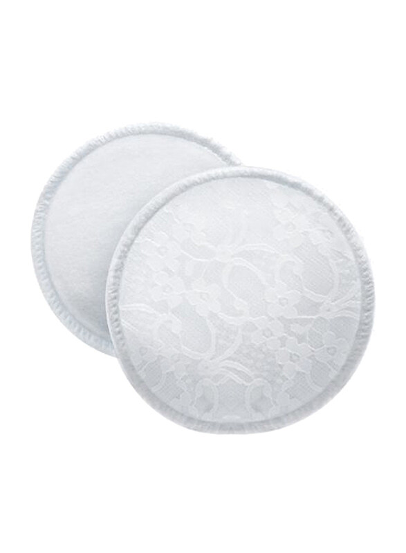 

Philips Avent Washable Breast Pads, 6 Pieces, SCF155/06, White