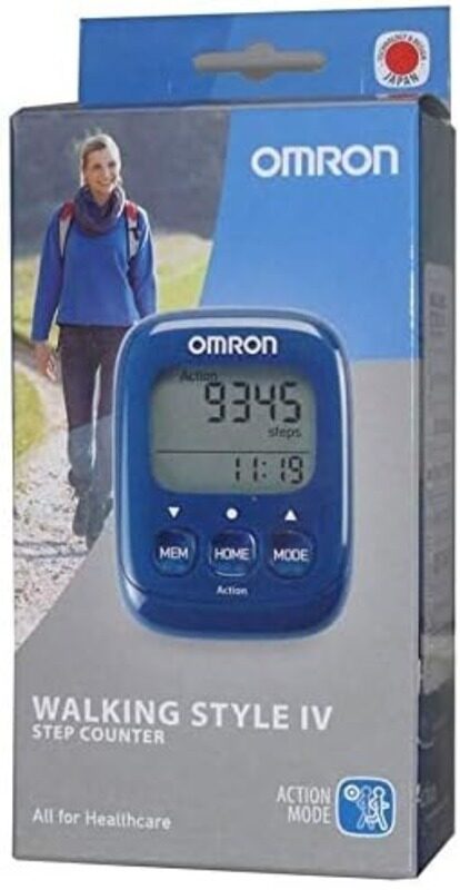 

Omron Walking Style IV Step Counter, Blue