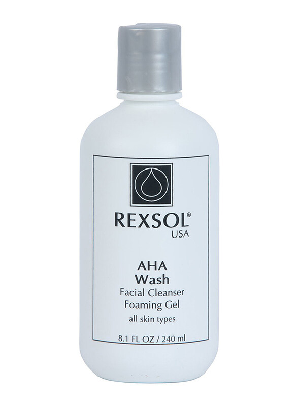 

Rexsol AHA Wash Facial Cleanser With Vitamin E Arnica Extract Ginsing Extract Foaming Gel, 240ml