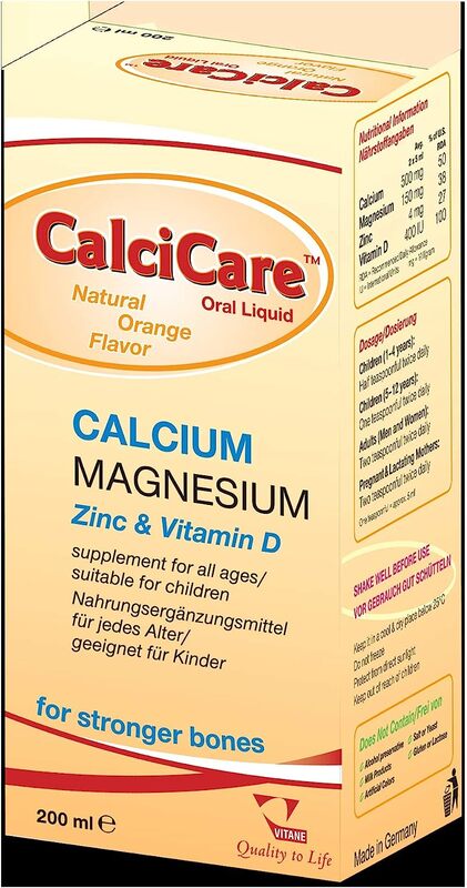 Vitane Calcic are Liquid Natural Orange Flavour Calcium 200ml