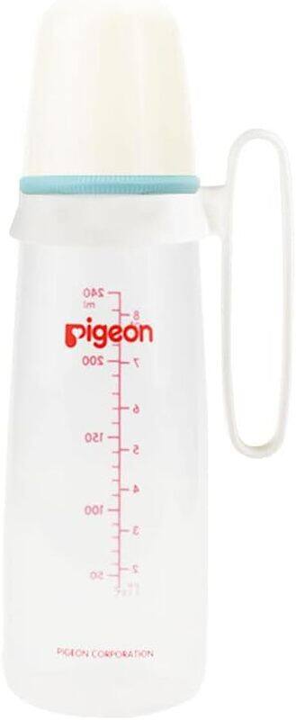 

Pigeon Slim Neck Bottle With Cap, 240ml, White