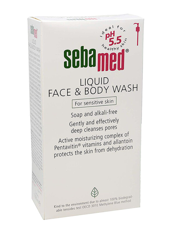 

Sebamed Liquid Face and Body Wash for Sensitive Skin, 1Ltr