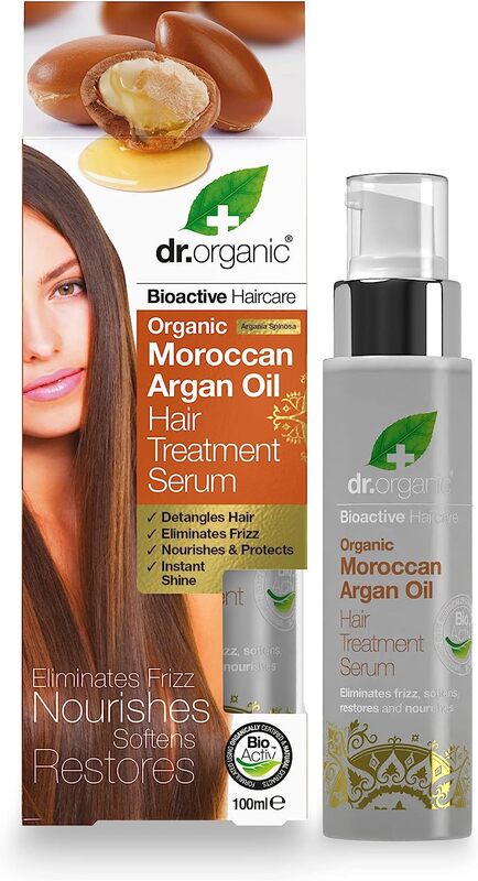 Dr.Organic Hair Treatment Serum for All Hair Types, 100ml