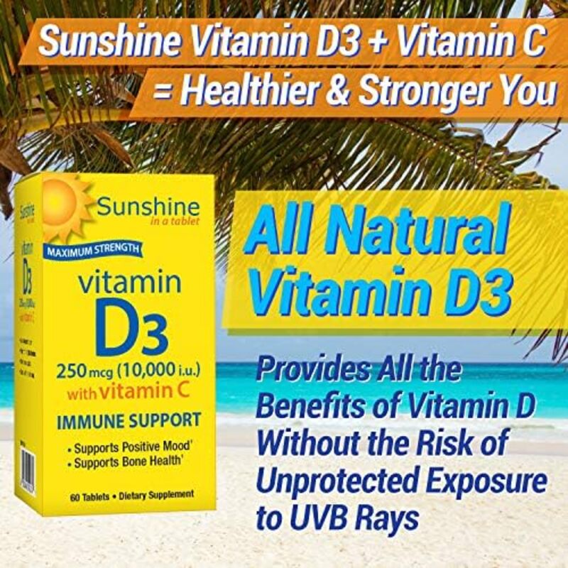 Sunshine Super Vitamin D 10000 Iu, 30 Tablets