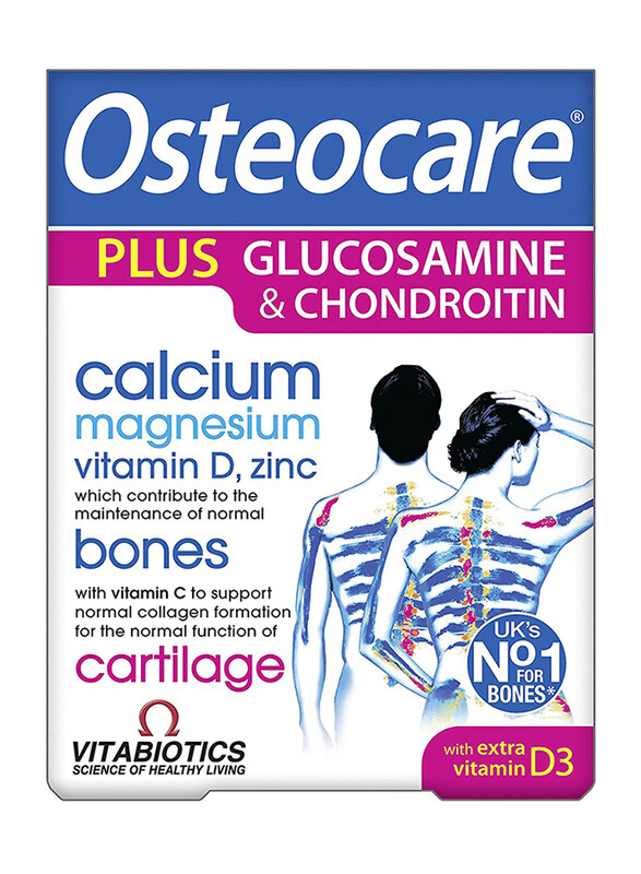 

Vitabiotics Osteocare Plus Glucosamine & Chondroitin, 60 Tablets