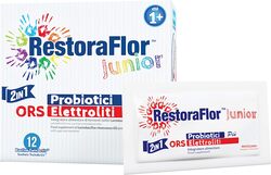 RestoraFlor U.G.A Nutraceuticals Restoraflor CFU Probiotic Plus ORS Electrolytes, 12 Sachets