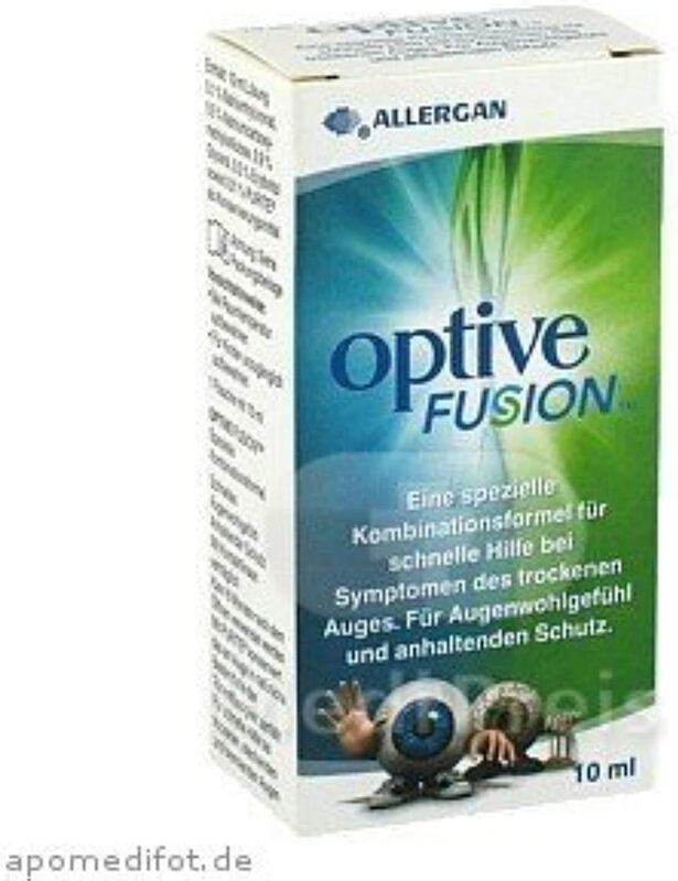 Allergan Optive Fusion Eye Drops, 10ml