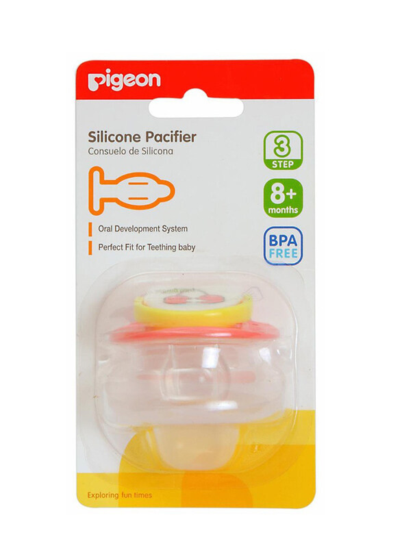 

Pigeon Cherry Pacifier, 8+ Months, Red