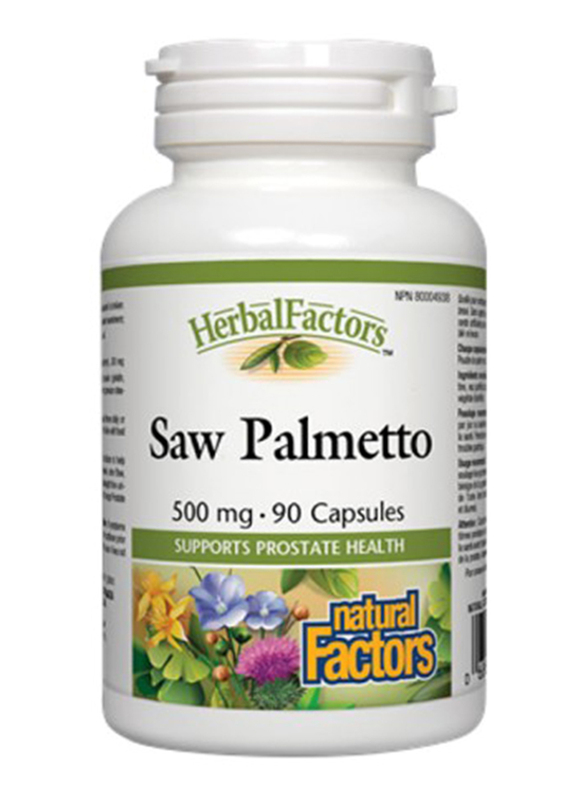 Natural Factors Saw Palmetto, 90 Capsules