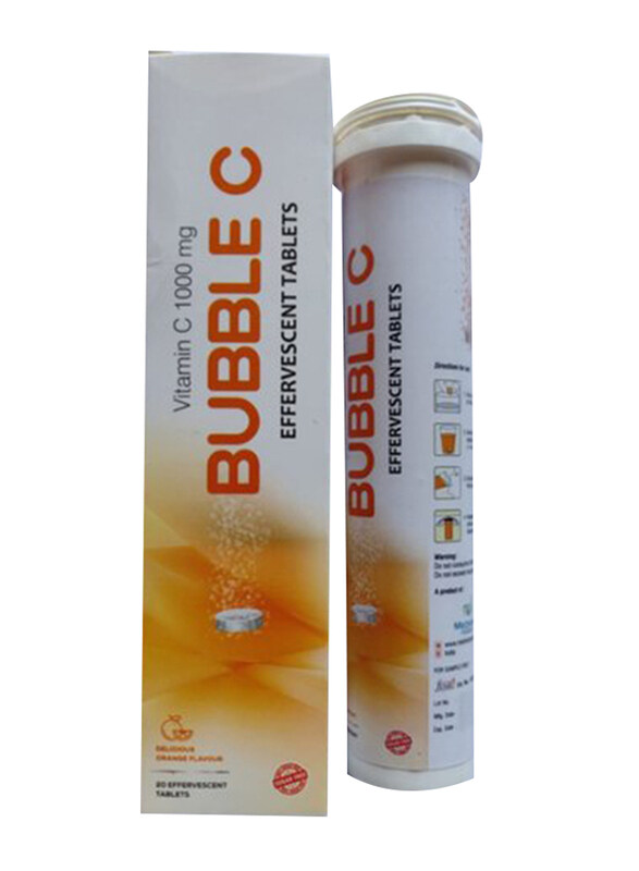 

Bubble C Vitamin C Effervescent Tablets, 20 Tablets