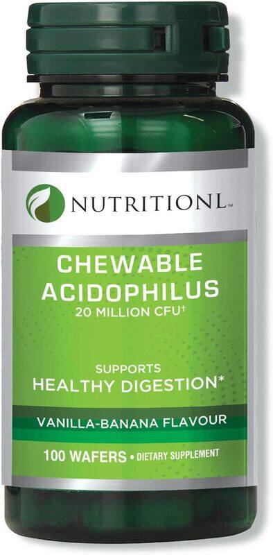 

Nutritionl Chewable Acidophilus Supplement, 100 Wafers