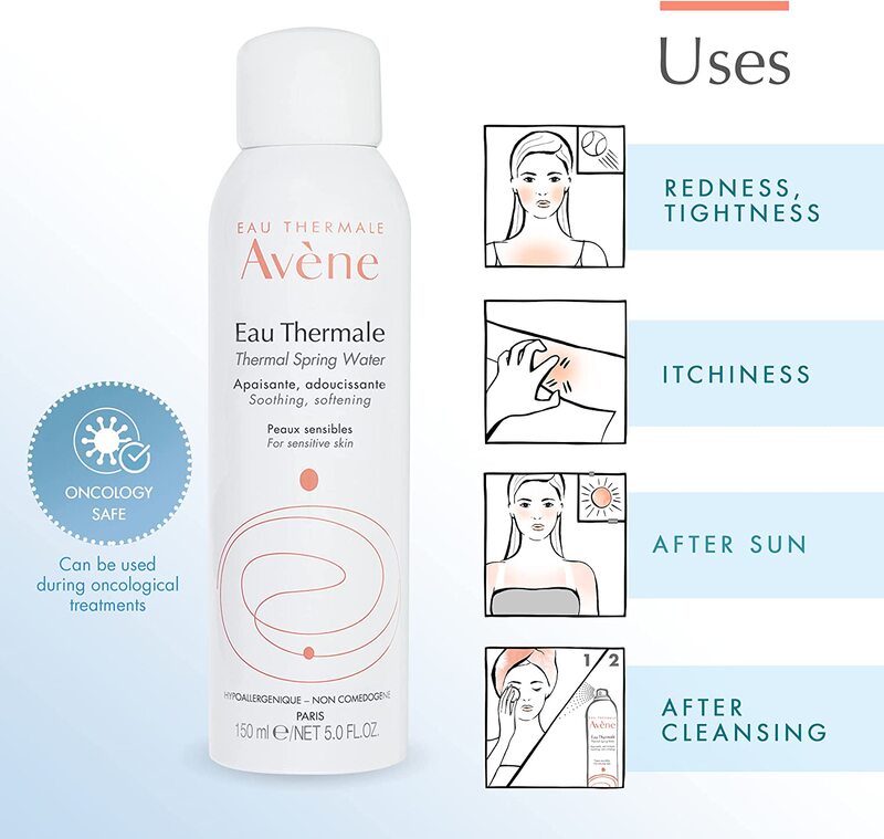 Avene Eau Thermal Spring Water Spray for Cleaning, 150ml