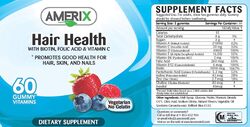 Amerix Adult Biotin Vitamin, 60 Gummies