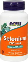 Now Foods Selenium Supplements, 200Mcg, 90 Capsules