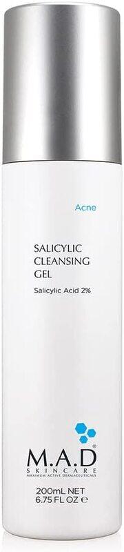 

M.A.D Skincare Salicylic Cleansing Gel Acne Face wash, 6.75Oz