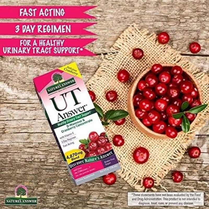 Nature's Answer UT Answer Supports Healthy Urinary Tract Function, 90 Capsules