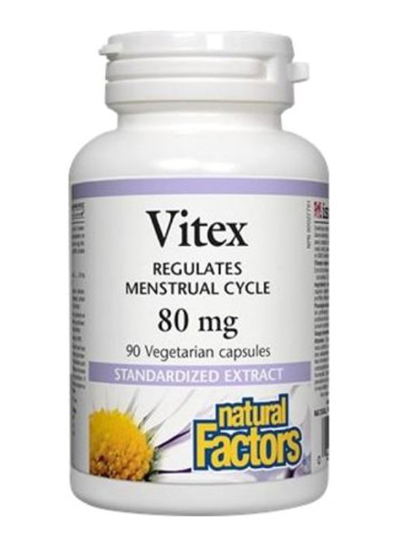 Natural Factors Vitex, 80mg, 90 Capsules