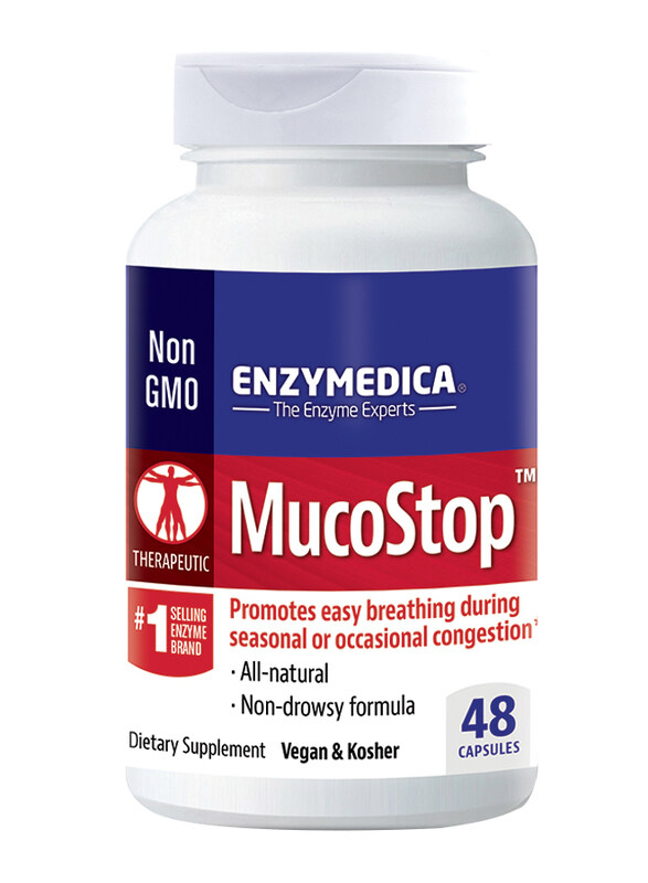 

Enzymedica Mucostop Dietary Supplement, 48 Capsules
