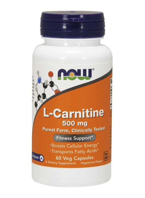 

Now Foods L-Carnitine Capsules, 500 mg, 60 Capsules