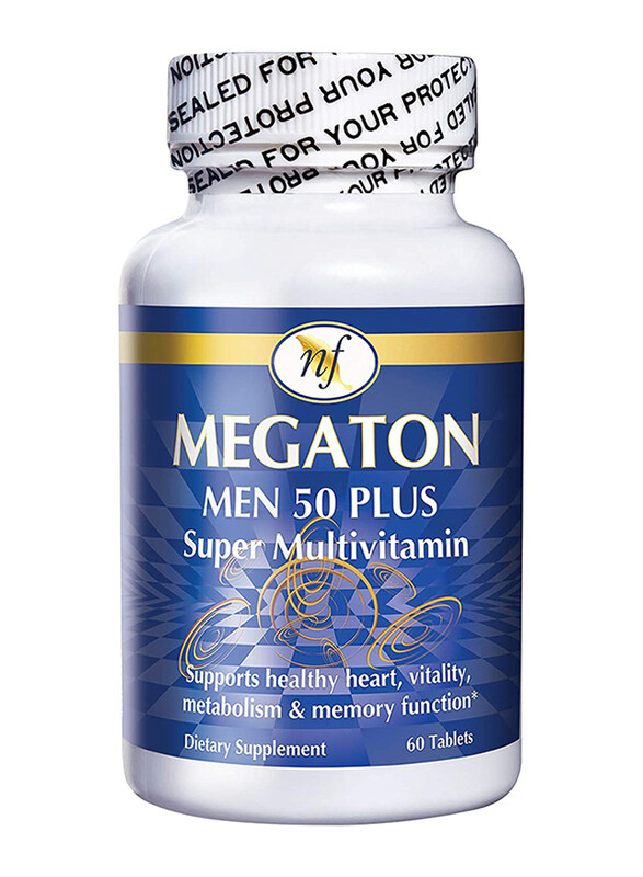

Natural Fervor Megaton Men 50+ Super Multivitamin, 60 Tablets