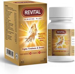 Revital Ginseng Plus, 30 Capsules