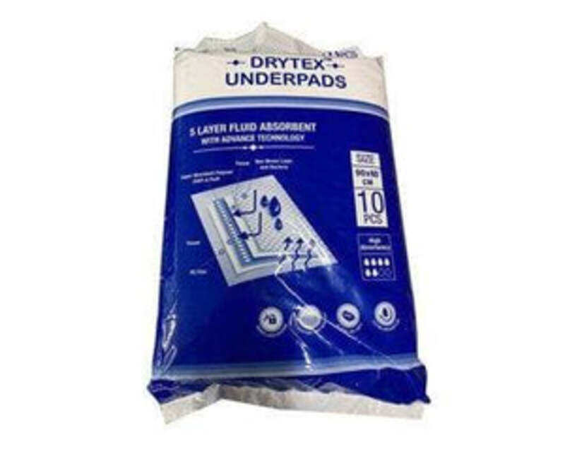 

Drytex Underpads, 10 Pieces