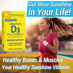 Sunshine Super Vitamin D 10000 Iu, 30 Tablets