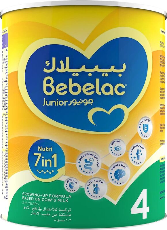 Bebelac Junior Nutri 7In1 Growing Up Formula, 3-6 Years, 800g