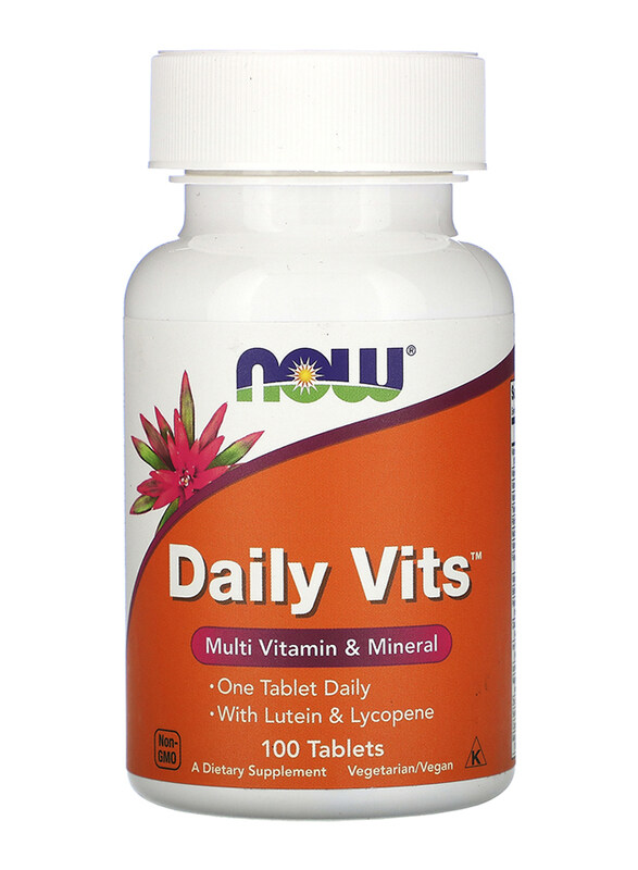 

Now Foods Daily Vits Multivitamin and Mineral Supplement, 100 Tablets