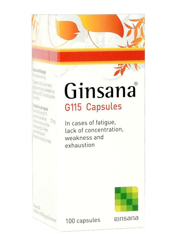 

Ginsana Capsules to Enhance Physical Performance, 100 Capsules