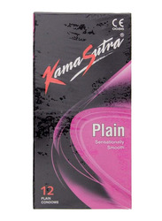 Kamasutra Plain Condoms, 12 Pieces