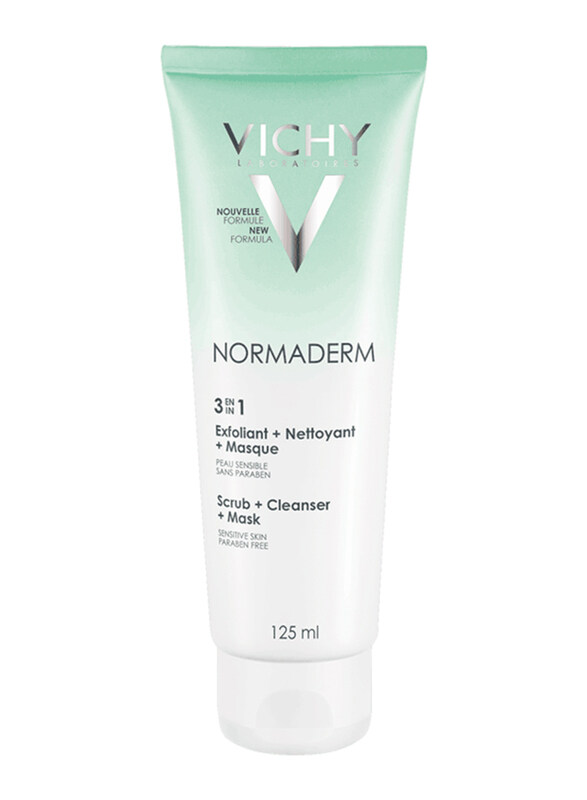 

Vichy Normaderm Tri Active 3 in 1 Cleanser Scrub Mask, 125ml