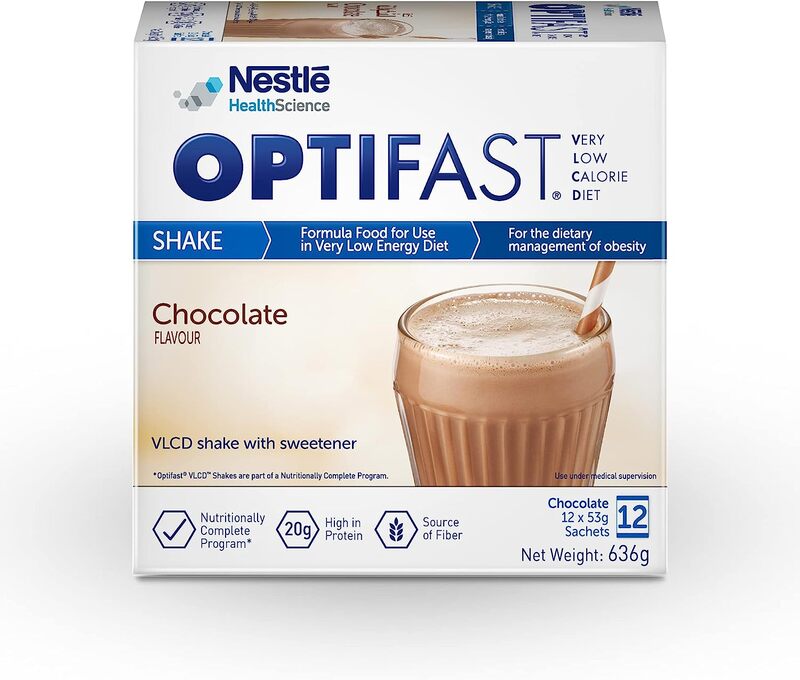 Optifast Very Low Calorie Chocolate Flavor Diet Shake, 636gm