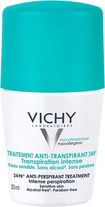 

Vichy 48 Hour Anti-Perspirant Treatment for Sensitive Skin Roll-On, 50ml