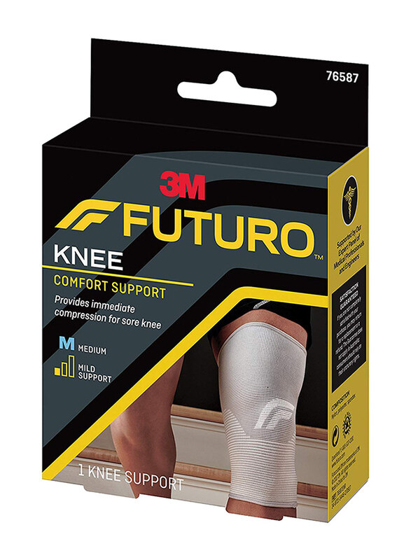 

Futuro Comfort 76586 Lift Knee Support for Men, Grey, Small