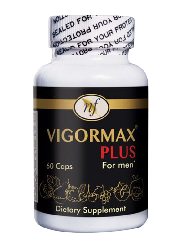 Natural Factors Vigormax Plus for Men Dietary Supplement, 60 Capsules