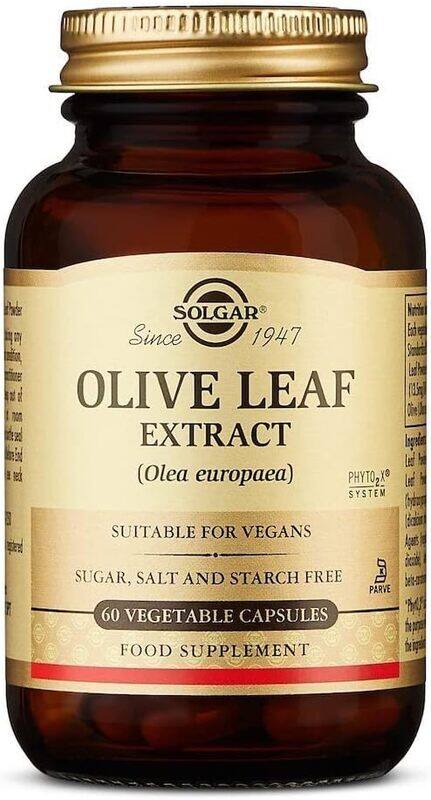 

Solgar SFP Olive Leaf Extract Food Supplement, 225mg, 60 Capsules