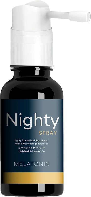 Glow Radiance Nighty Melatonin Food Spray Supplement with Sweeteners, 30ml