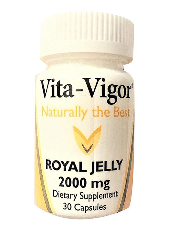 

Vita-Vigor Royal Jelly 2000 Mg Capsules, 30 Capsules